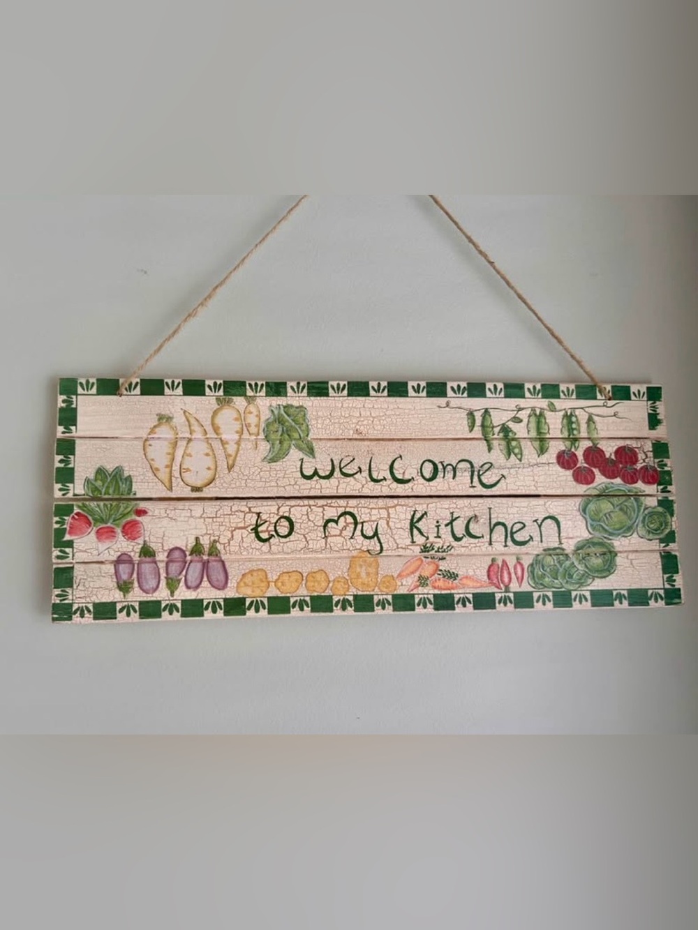 Wooden Kitchen Sign